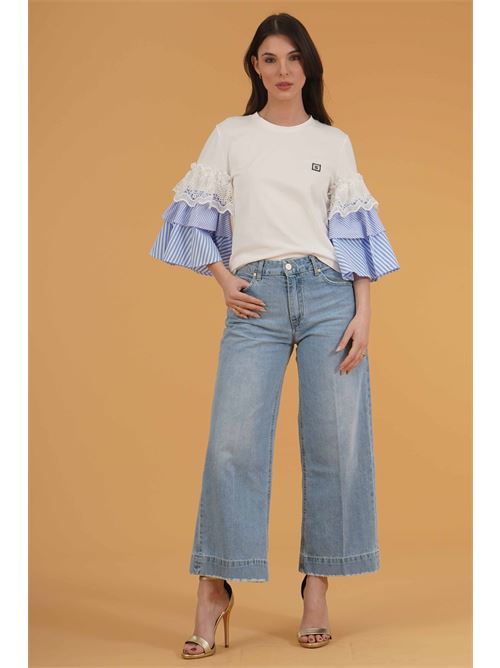 Maglia in cotone Il The' Delle 5 | SAMY 71BIANCO